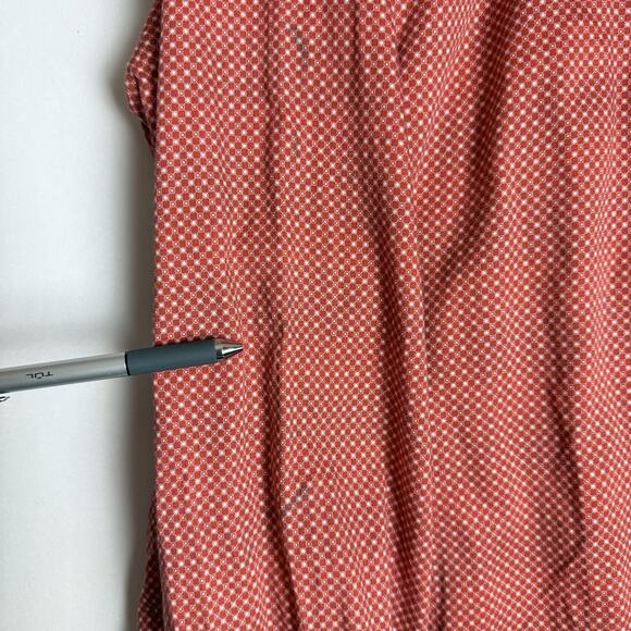 Designer Brand AVENUE 21 Button Sport‎ Shirt Rust Red Cotton MEN'S 2XL MSRP $145 - Picture 7 of 11